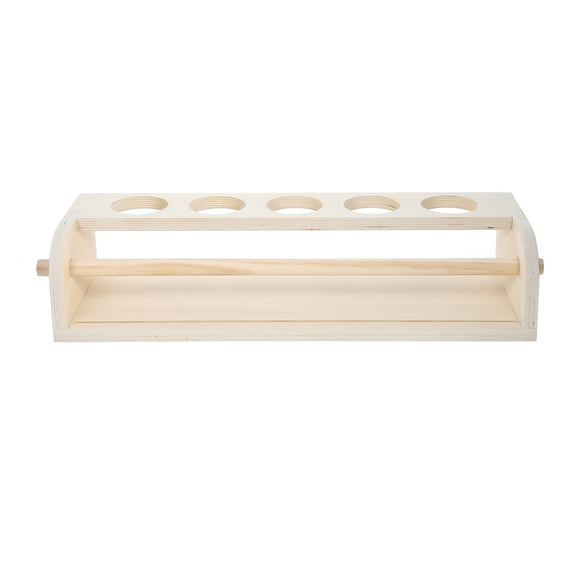 BRIGHTFUFU 1Set Wooden Desktop Paper Roll Easel Beige for with Height Adjustable Table Easel Stand