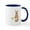 White/Navy Inside, variant on CafePress - Easter Rabbit Mugs - 11 oz Ceramic Mug - Novelty Coffee Tea Cup