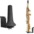 thumbnail image 3 of Soprano Saxophone Holder Wall Mounted Bracket Sturdy Hanger for Trumpet Flute Wind Instruments, Model B, 3 of 5