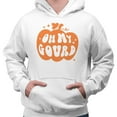 thumbnail image 2 of Pumpkin Oh My Gourd Hoodie Sweatshirt Unisex X-Large White, 2 of 5
