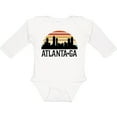 thumbnail image 3 of Inktastic Atlanta Georgia Skyline Vintage Boys or Girls Long Sleeve Baby Bodysuit, 3 of 5