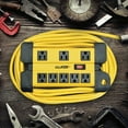 thumbnail image 2 of Digital Energy 15 Foot 8-Outlet Heavy Duty Surge Protector Power Strip ., 2 of 9