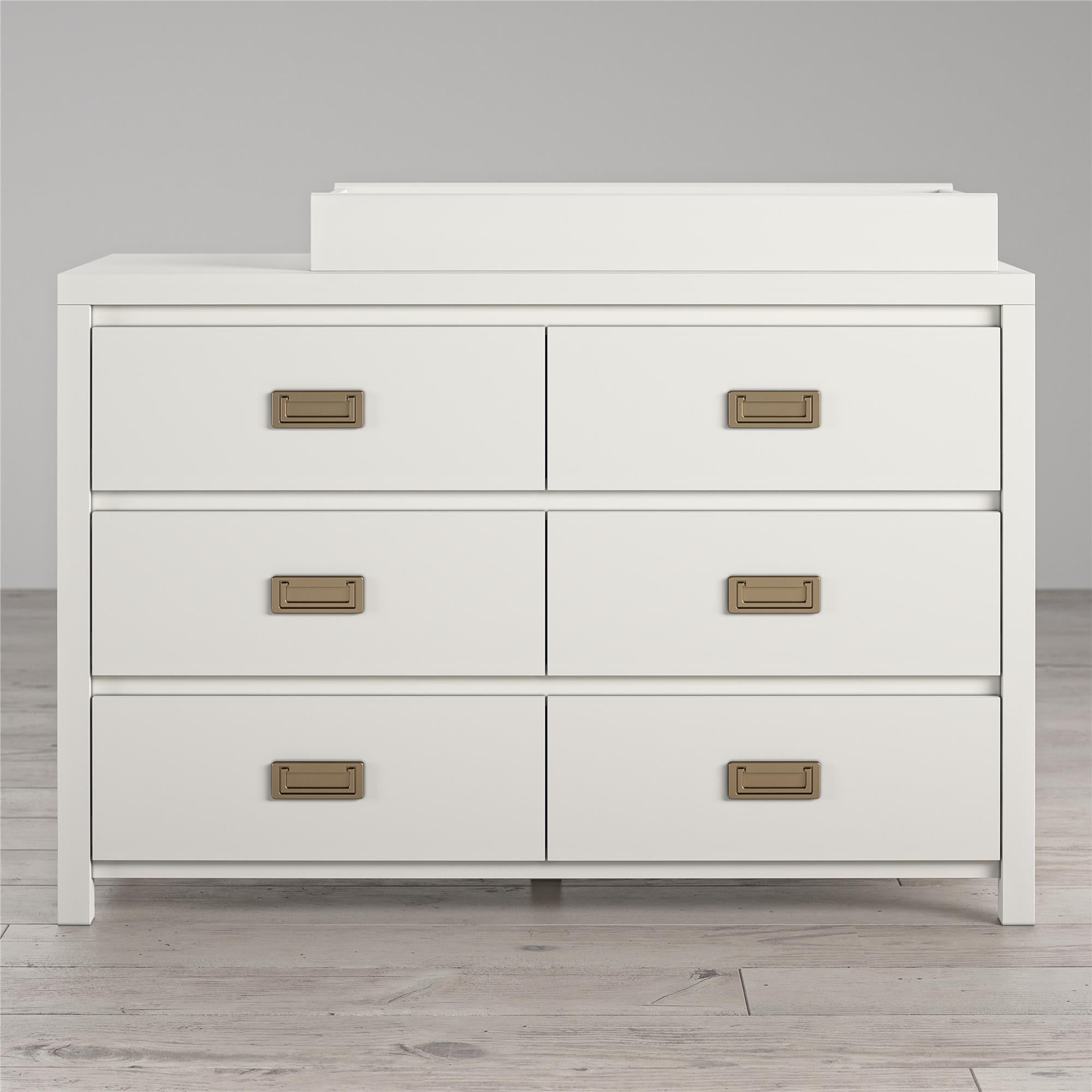 Little Seeds Monarch Hill Haven 6 Drawer White Changing