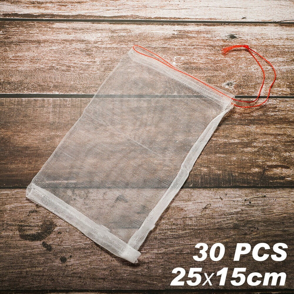 10/50X Fruit Net Bags Agriculture Garden Vegetable Protection Mesh Insect Proof