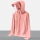 thumbnail image 1 of Chaquetas y abrigos casuales con capucha de manga larga para mujer, de verano, de alta elasticidad, transpirables, de gran tamaño, con aire acondicionado, chaqueta de poliéster para mujer, 1 of 3