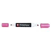 Sakura Permapaque Dual Pt Metallic Pink (Sakura XZPK-T-520) Point paint markers-fade-proof and water-resistant-ACMI Certified-Perfect Pen Marker art craft