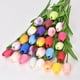 thumbnail image 5 of Mini tulipán de PU, flor artificial para decoración de bodas, fiestas y hogares, 5 of 6
