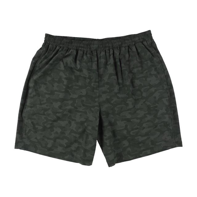 SOLFIRE Mens Woven Athletic Workout Shorts blackcamo M