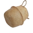 thumbnail image 2 of Una canasta grande de algas marinas utilizada para macetas se puede usar como canasta de lavandería, picnic o compras., 2 of 5