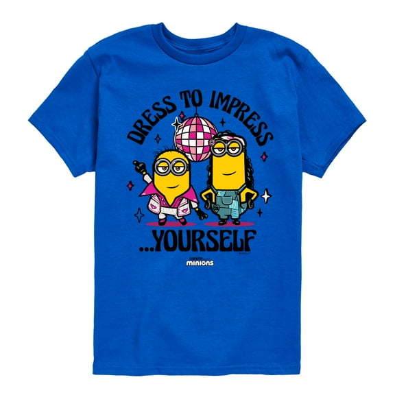 Despicable Me - Dress To Impress Yourself  - Toddler & Youth Short Sleeve Graphic T-Shirt