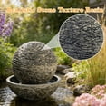 thumbnail image 2 of Alukang Outdoor Stone Sphere Water Fountain with Pump, Stacked Rock Ball Waterfall Fountain Feature with Basin, Resin Garden Water Fountain for Patio, Backyard, Yard, Deck and Landscape Decor, 2 of 8
