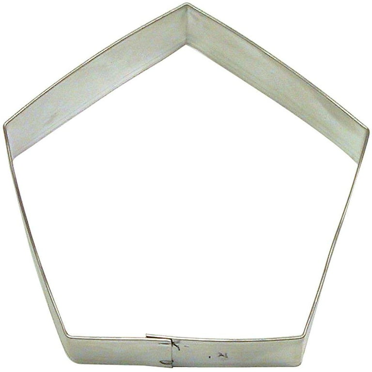 Pentagon Cookie Cutter 3.25 in B702 - Foose Cookie Cutters