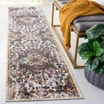 thumbnail image 2 of SAFAVIEH Astoria Darwin Traditional Runner Rug, Ivory/Blue Rust, 2'2" x 8', 2 of 8