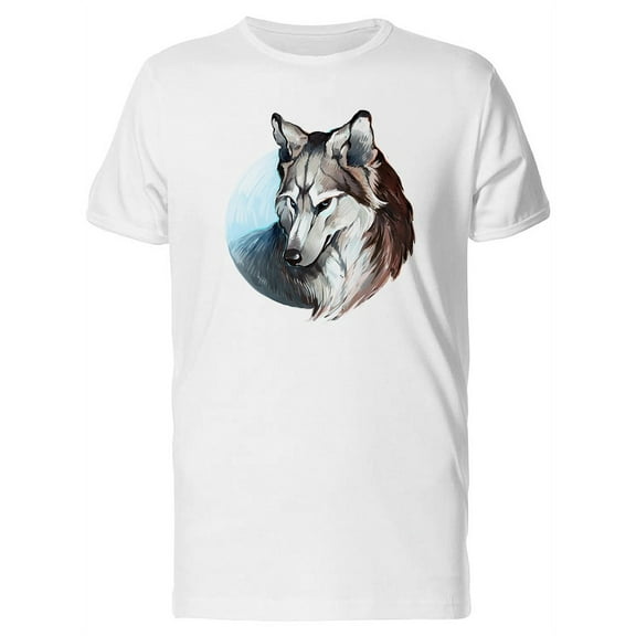 Beautiful Wolf, Amazing Animal T-Shirt Men -Image by Shutterstock, Male 4X-Large