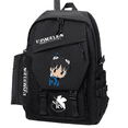 thumbnail image 3 of Mochila escolar con dibujos animados para niños de Neon Genesis Evangelion EVA No. 1, bonita, creativa, de gran capacidad, informal y a la moda, 3 of 6