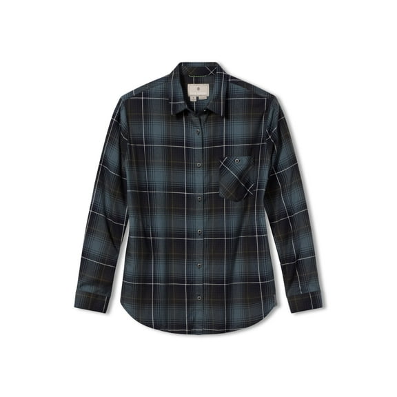 Royal Robbins Dream Trekker Relaxed Flannel LS Shirt - Women's, Extra Small, Naval Rena Pld