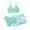 Mint Green, variant on REDARER Girl's 3 Piece Swimsuits Soild Bikini Rullfe Bathing Suit Briefs Girls Bikini Swimwear Set,Girls Swimsuit,17-18 Years