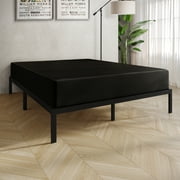 Castle Place 8 King Metal Box Spring, Black Linen