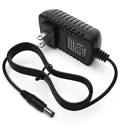 12V 2A Power Adapter AC to DC with 5.5mm x 2.1mm Plug, Extra Long 8Ft Cord for LED Strip Module Lights, Replacement Wall Charger for 12 Volt 2 Amp Devices