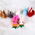 thumbnail image 4 of Kemweao Children Hair Clip Mini Fuzzy Plush Non-slip Multi-colors Hair Accessories Headwear Cute Rabbit Bunny Carrot Duck Billed Clip for Easter, 4 of 8