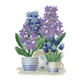 thumbnail image 1 of Flores Punto Cruz 14CT Lienzo DIY Bordado Costura (H640), 1 of 9