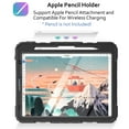 thumbnail image 5 of DuraSafe Cases iPad PRO 12.9 3 / 4 / 5 / 6 [ iPad Pro 12.9 6th 2022 5th 2021 4th 2020 3rd 2018 ] A2436 A2764 A2437 A2378 A2461 A2379 A1876 A2014 A1895 A2229 A2069 A2232 Kick Stand Rugged Case - Black, 5 of 7