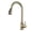 Brushed Gold A, variant on Chrome Kitchen Faucet Deck Mounted Pull Out Spout Kitchen Sink Mixer Tap Single Level Stream Sprayer Nozzle Mixer Tap -Modern Design