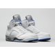 thumbnail image 4 of Ni - ke Ni - ke Air Jordan 5 Retro Stealth 2.0 Mens Shoes White DD0587-140 Size 10, 4 of 5