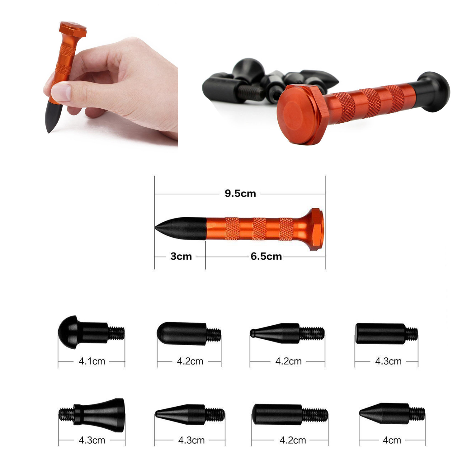 Pops a Car Dent Remover Tap Down Kits Paintless Dent Repair Tools Dent