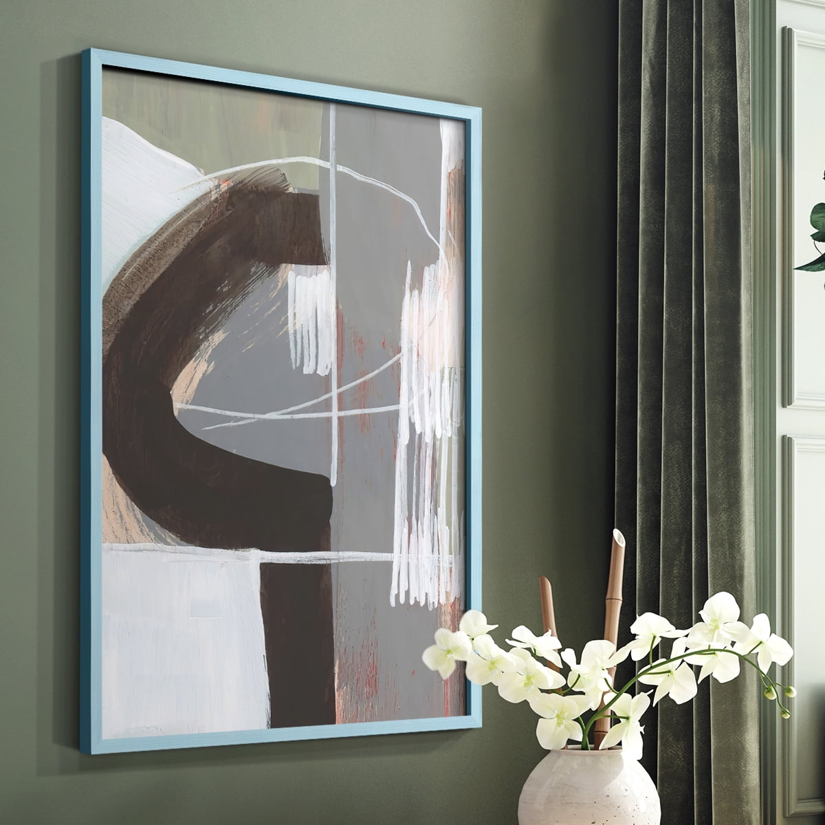 Arching Neutrals IV in Paper Solid Wood 8 x 10 Framed Print