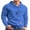 Blue One, variant on Men's Knit Hoodie Pullover Hipster Pleated Long Sleeve Drawstring Hooded Sweatshirt with Kanga Pocket