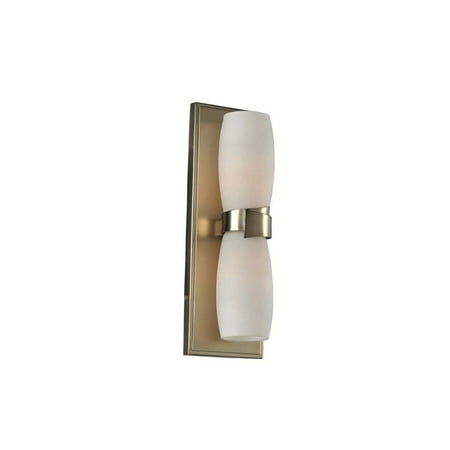 

Kalco Lighting Laguna 5 2-light Modern Glass ADA Wall Bracket in Satin Gold
