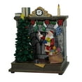 thumbnail image 4 of Figura de Papá Noel para Chimenea Navideña, Estatua de Escritorio, Juguete Decorativo, Caja de Música Mecánica, Niña, Adultos, Valentín, 4 of 8