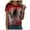 Black, variant on TTUHYWXI Women's Halloween Shirts Suitable Halloween Printing Short Sleeve Funny Casual Trendy Humor Tops (Red, XXL)