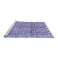 thumbnail image 2 of Ahgly Company Machine Washable Indoor Rectangle Oriental Blue Traditional Area Rugs, 2' x 5', 2 of 4