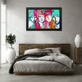 thumbnail image 3 of Stephen Chambers 32x22 Black Modern Wood Framed Wall Art Titled - Beatles Dream, 3 of 6