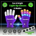 thumbnail image 3 of The Noodley LED Gloves for Kids Light Up Toy Costume Accessory for Children, Teens, Boys & Girls, 3 of 10