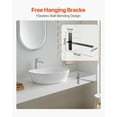 thumbnail image 4 of Heavy Duty 18 Inch Shelf Brackets, 2 Pack 457.2 mm Floating Shelf Hardware for Wall Mounting, 4 of 11