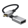 thumbnail image 6 of Fusipu Video Converter Braided Supporting 4K 60Hz 1080P Micro HDMI-compatible to HDMI-compatible Video Adapter Cable SLR Camera Accessories, 6 of 8
