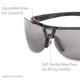 thumbnail image 4 of Gafas de seguridad Honeywell Uvex de Protégé Metallic Black, 4 of 7