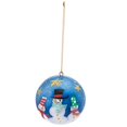 thumbnail image 1 of Beachcombers Capiz Ornament w/Snowman, 1 of 1