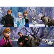 Disney Frozen 5 Wood Puzzles in Wood Storage Box