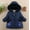 Blue, variant on GaThRRgYP Kids Boys Girls Winter Coats,Girls Winter Clothes Plus Velvet Thickened Middle and Large Children's Medium and Long Little Girl Fashionable Coat Cotton Jacket Pink 9 Months