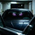 thumbnail image 3 of BYJKING Solar Devil LED Car Ornament, 6.02*1.89 IN Dynamic Dashboard Figure with Lighted Expression for Halloween Auto Decor and Gifts Purple, 3 of 6