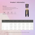 thumbnail image 5 of iiniim Mens Arabian Prince Outfits Open Front Vest Top and Long Pants Set for Halloween Cosplay Red&Black L, 5 of 5
