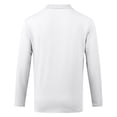 thumbnail image 6 of Trgacdwlo Knit Mens Polo Shirt V Neck Button Long Sleeve Shirt Men Ribbed Stretchy Dressy Casual Mens Golf Polo Shirts White M, 6 of 8