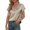 Khaki, variant on Vedolay Tube Tops For Women Women's Cotton Basic Scoop Neck Crop Top Short Sleeve Tops,Khaki S
