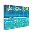 thumbnail image 4 of Stupell Industries Blue Abstract Palms Landscape Painting Gallery Wrapped Canvas Art Print Wall Art, 20 x 16, 4 of 8