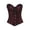 Red, variant on FASHOFT Women's Dark Gothic Halloween Tube Top Corset Lace Waist Cincher Slim Fit Tie Up Top Cosplay Outfit Party Stage Performance Dress Up Halloween L