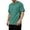 hgg431-Green, variant on Yaoyar Men's Heavy Weight Crew Neck T-Shirt Mens Premium Cotton Tee - Pre Shrunk